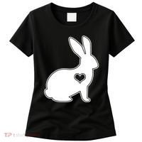 Easter Bunny Simple Love Heart Women's T-Shirt thumb 0