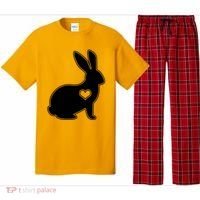 Easter Bunny Simple Love Heart Pajama Set thumb 0