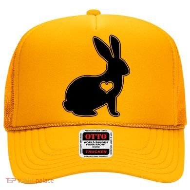 Easter Bunny Simple Love Heart Hat