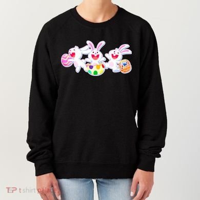 Easter Egg Bunnies Women's Sweatshirt