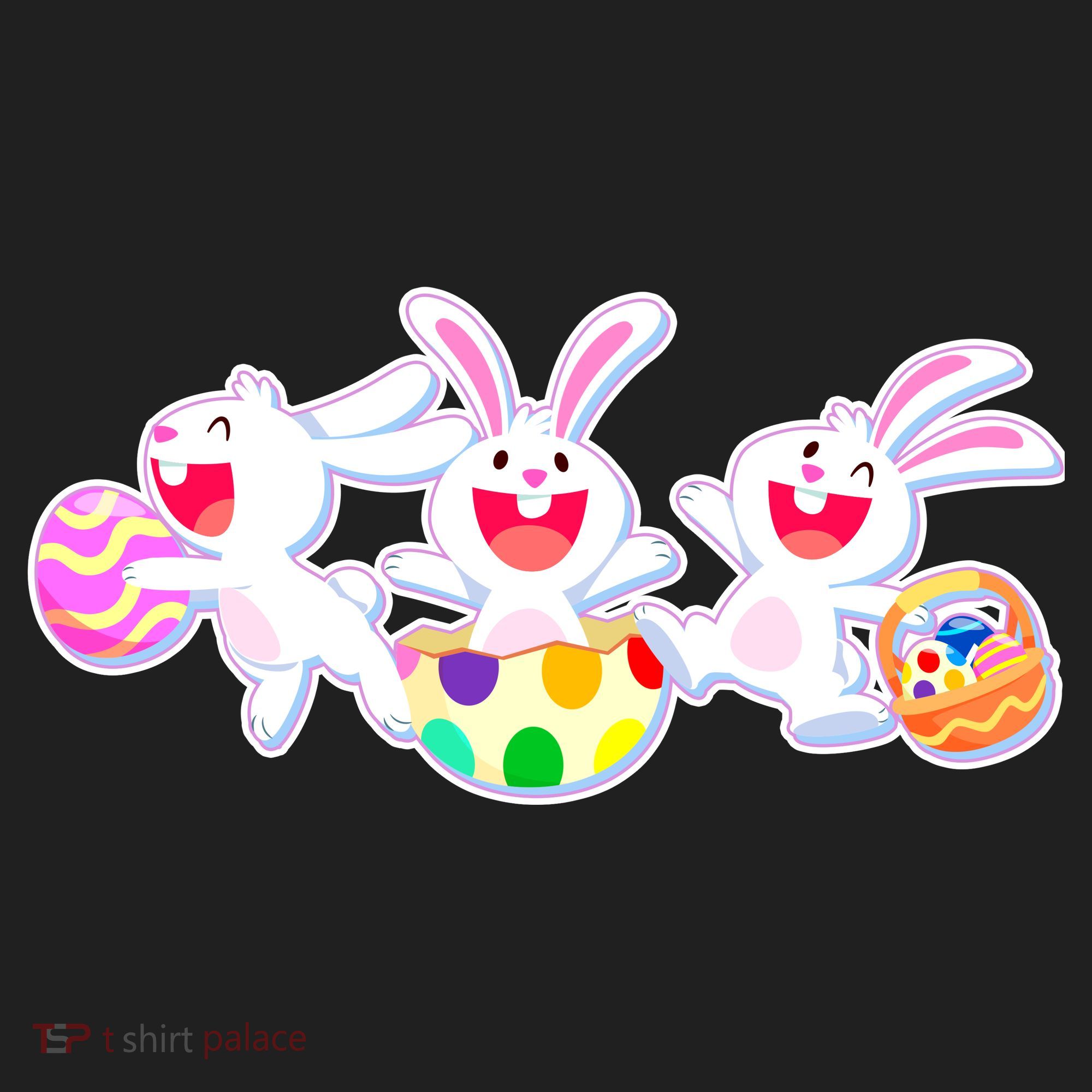 Easter Egg Bunnies Women's Sweatshirt