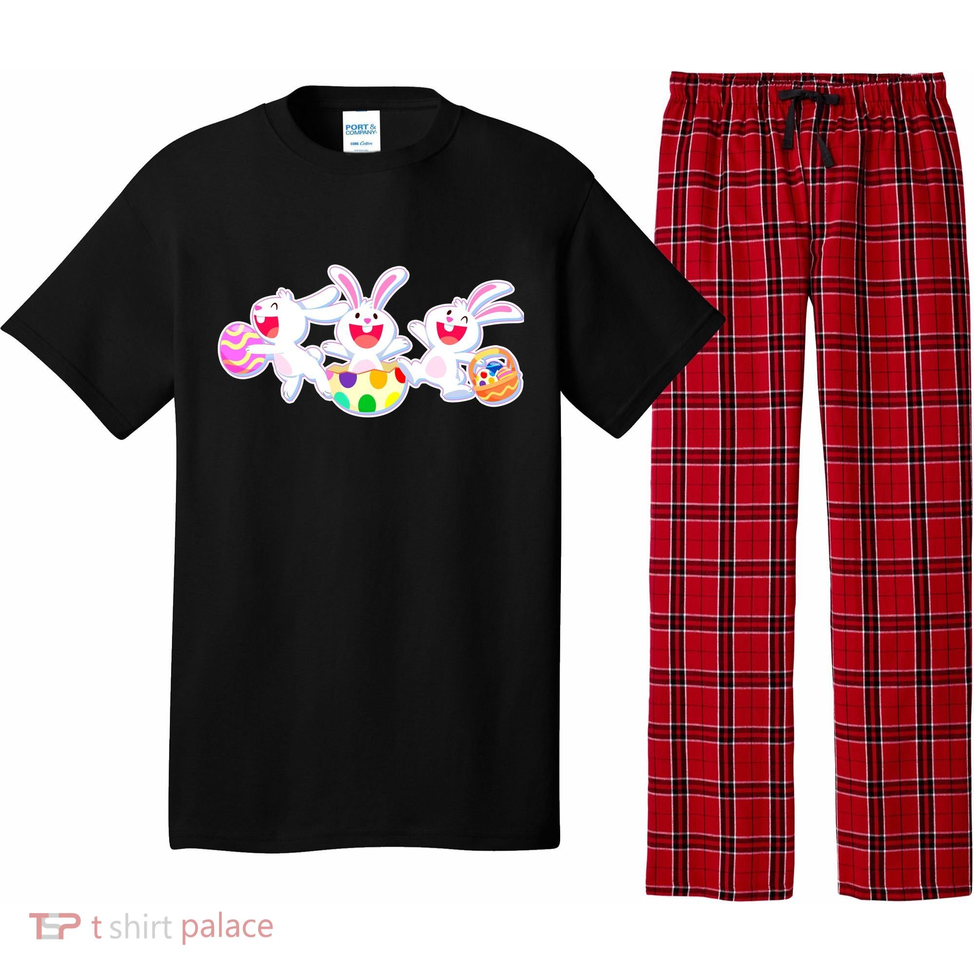 Easter Egg Bunnies Pajama Set