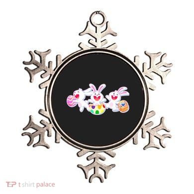 Easter Egg Bunnies Ornament