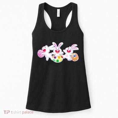 Easter Egg Bunnies Women's Tank Top