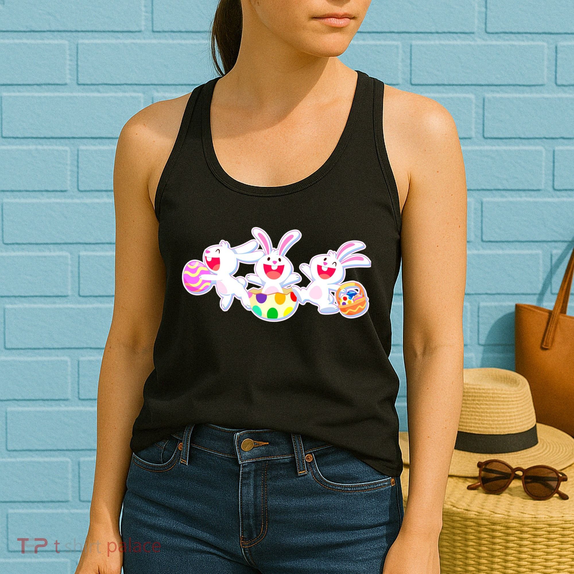 Easter Egg Bunnies Women's Tank Top