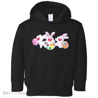 Easter Egg Bunnies Toddler Hoodie