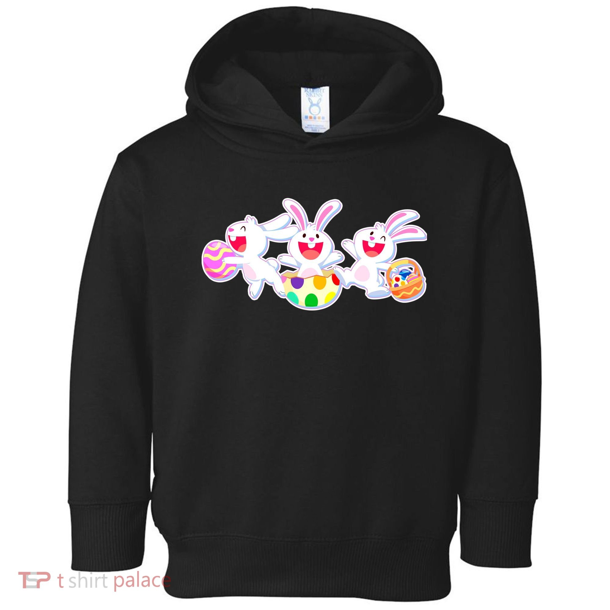 Easter Egg Bunnies Toddler Hoodie