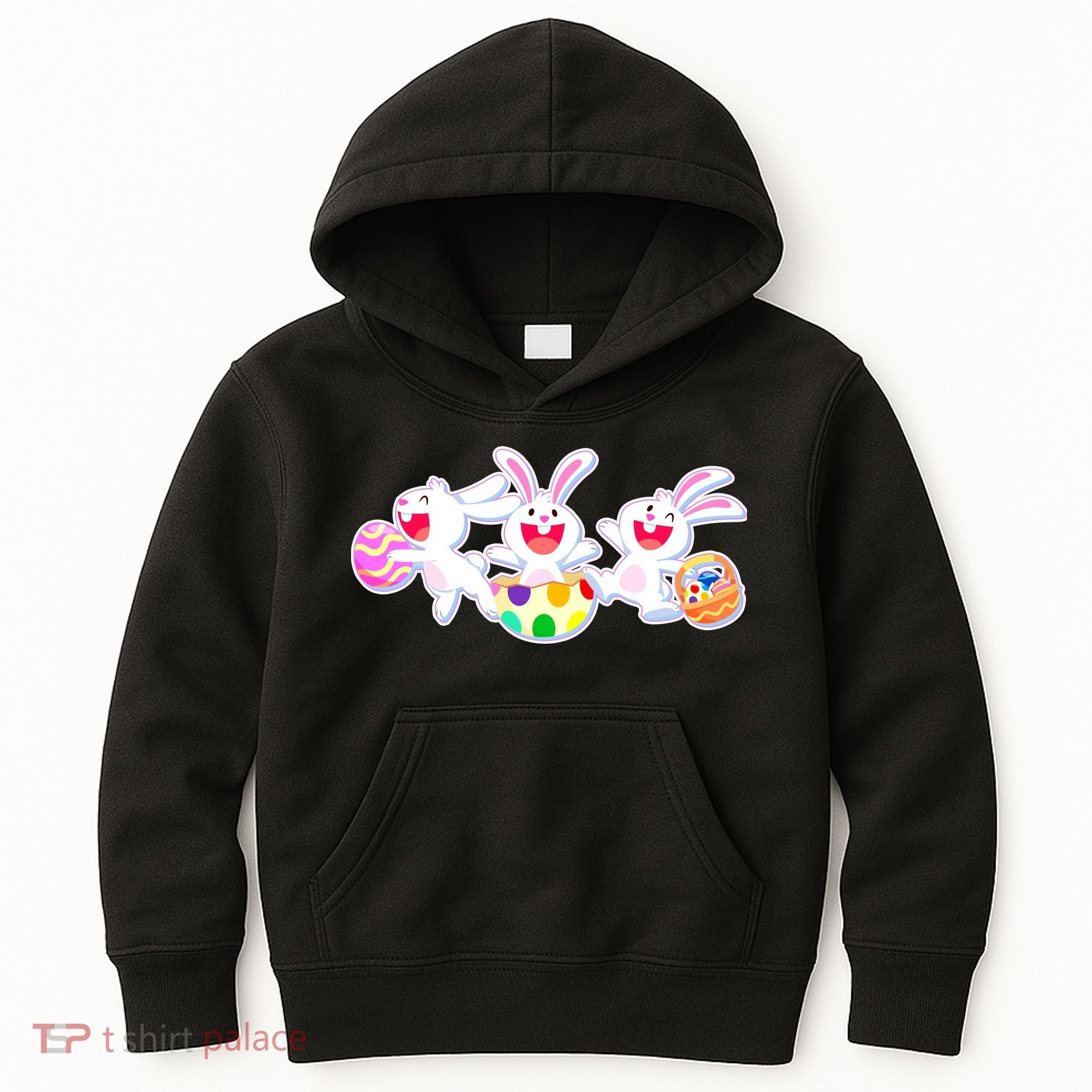 Easter Egg Bunnies Kids Hoodie