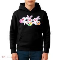 Easter Egg Bunnies Kids Hoodie thumb 4