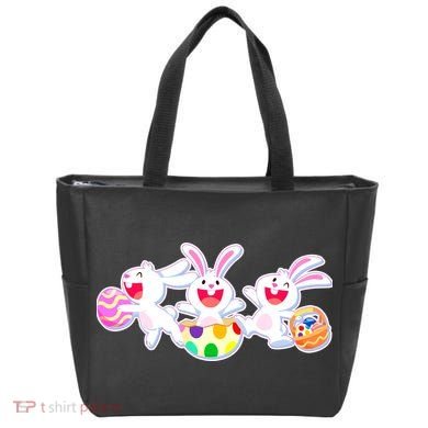 Easter Egg Bunnies Tote Bag