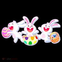 Easter Egg Bunnies Tote Bag thumb 4