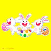Easter Egg Bunnies Baby Bodysuit thumb 2
