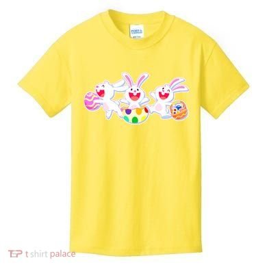 Easter Egg Bunnies Kids T-Shirt