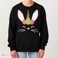 Easter Egg Bunny Unicorn Women's Sweatshirt thumb 0