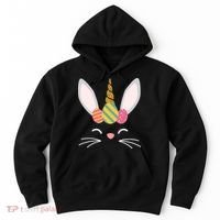 Easter Egg Bunny Unicorn Hoodie thumb 0