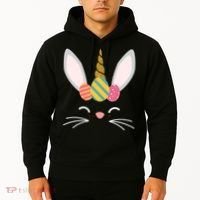 Easter Egg Bunny Unicorn Hoodie thumb 2