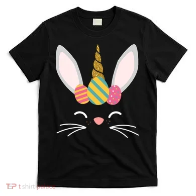 Easter Egg Bunny Unicorn T-Shirt