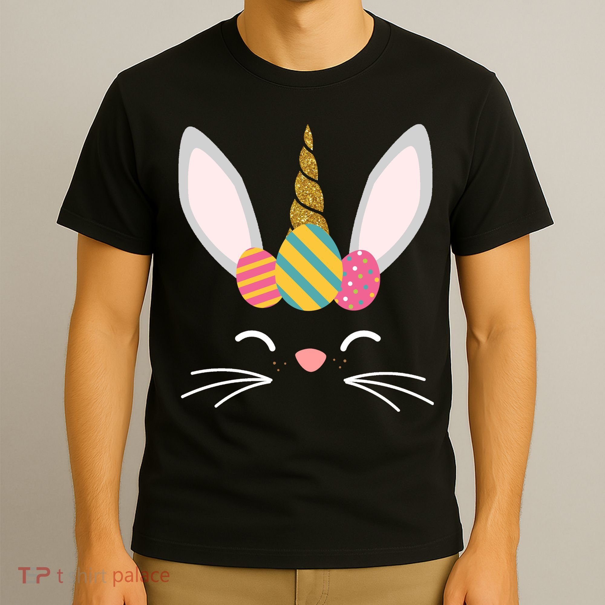 Easter Egg Bunny Unicorn T-Shirt