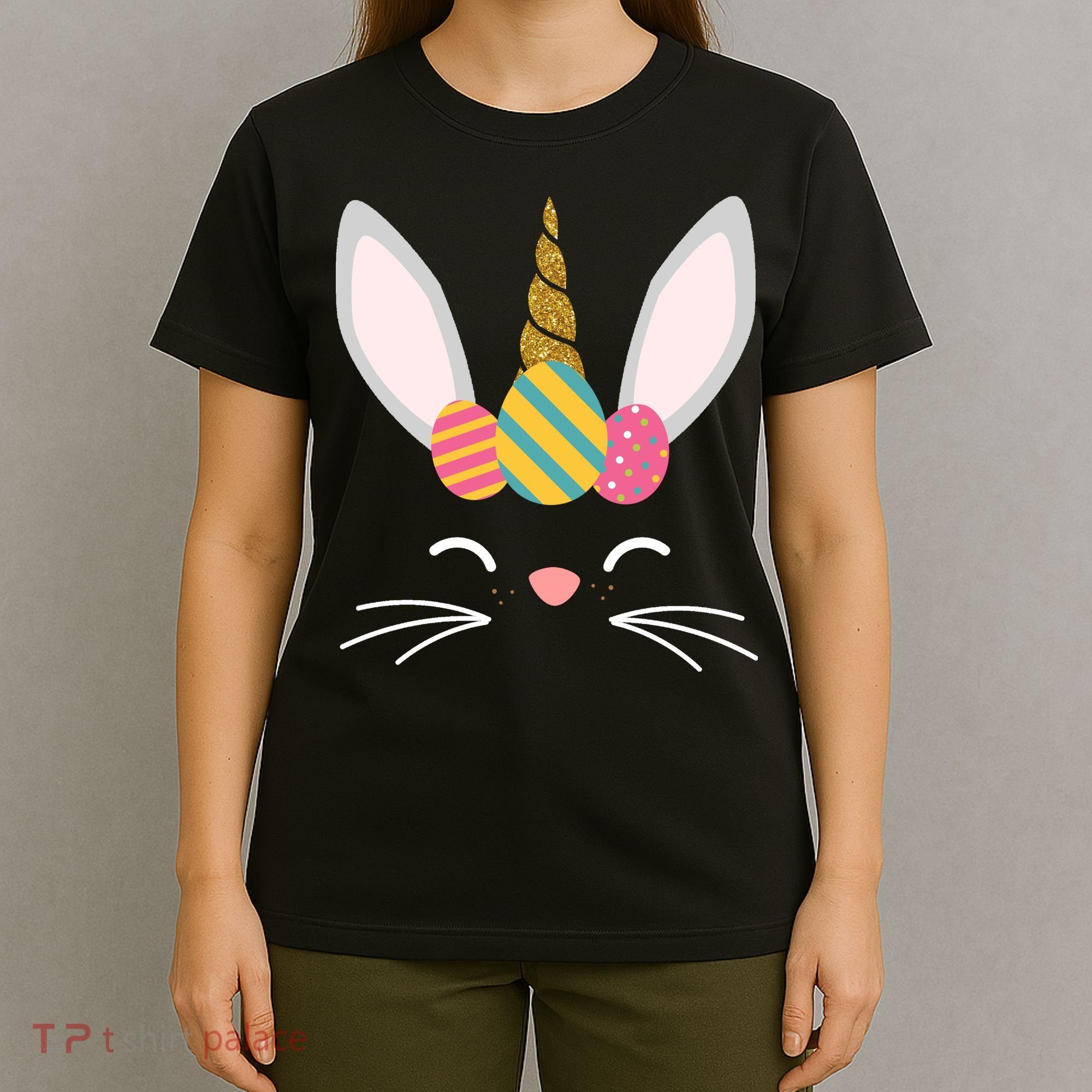 Easter Egg Bunny Unicorn T-Shirt