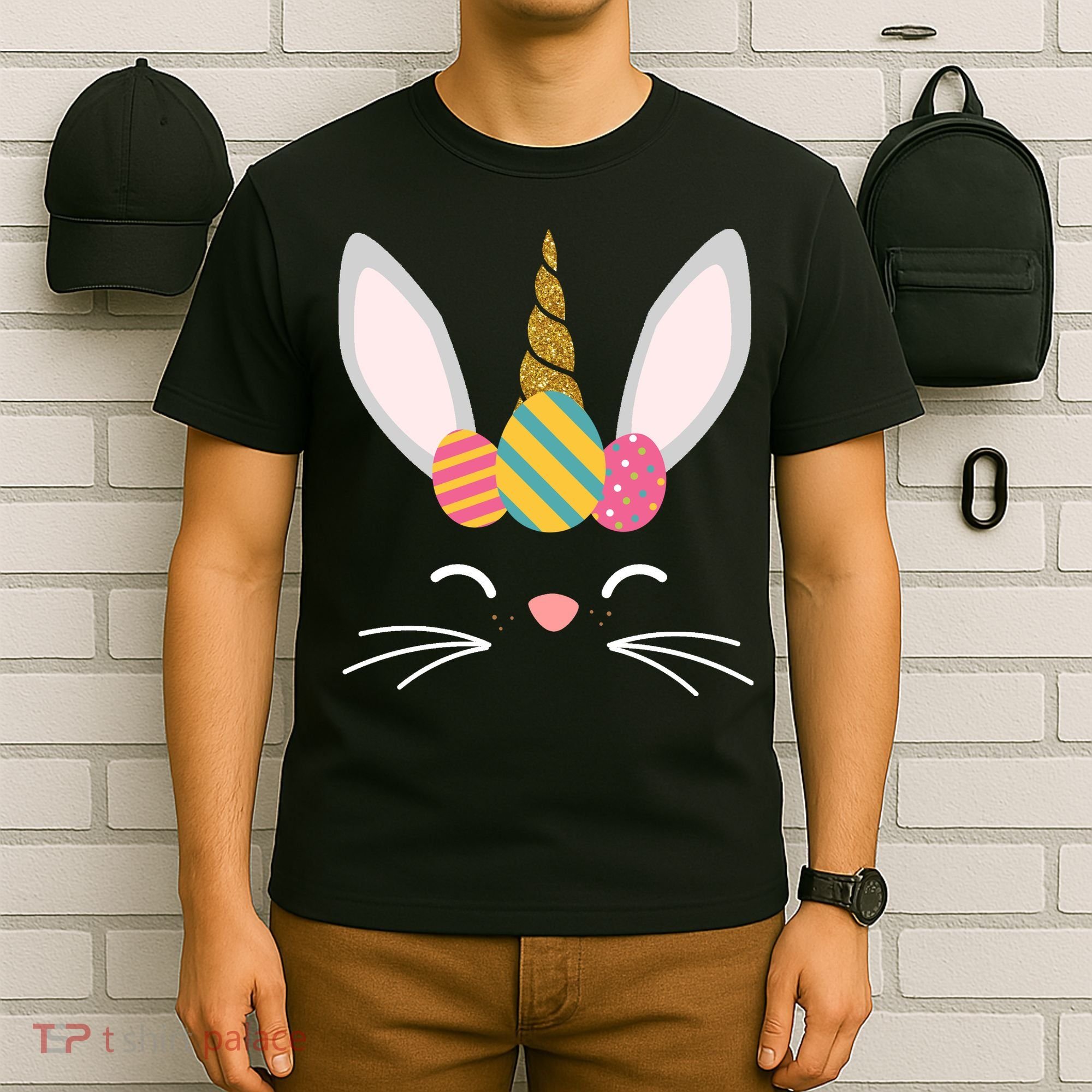 Easter Egg Bunny Unicorn T-Shirt