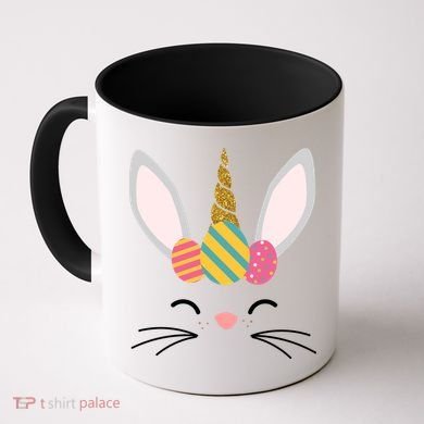 Easter Egg Bunny Unicorn Coffee Mug