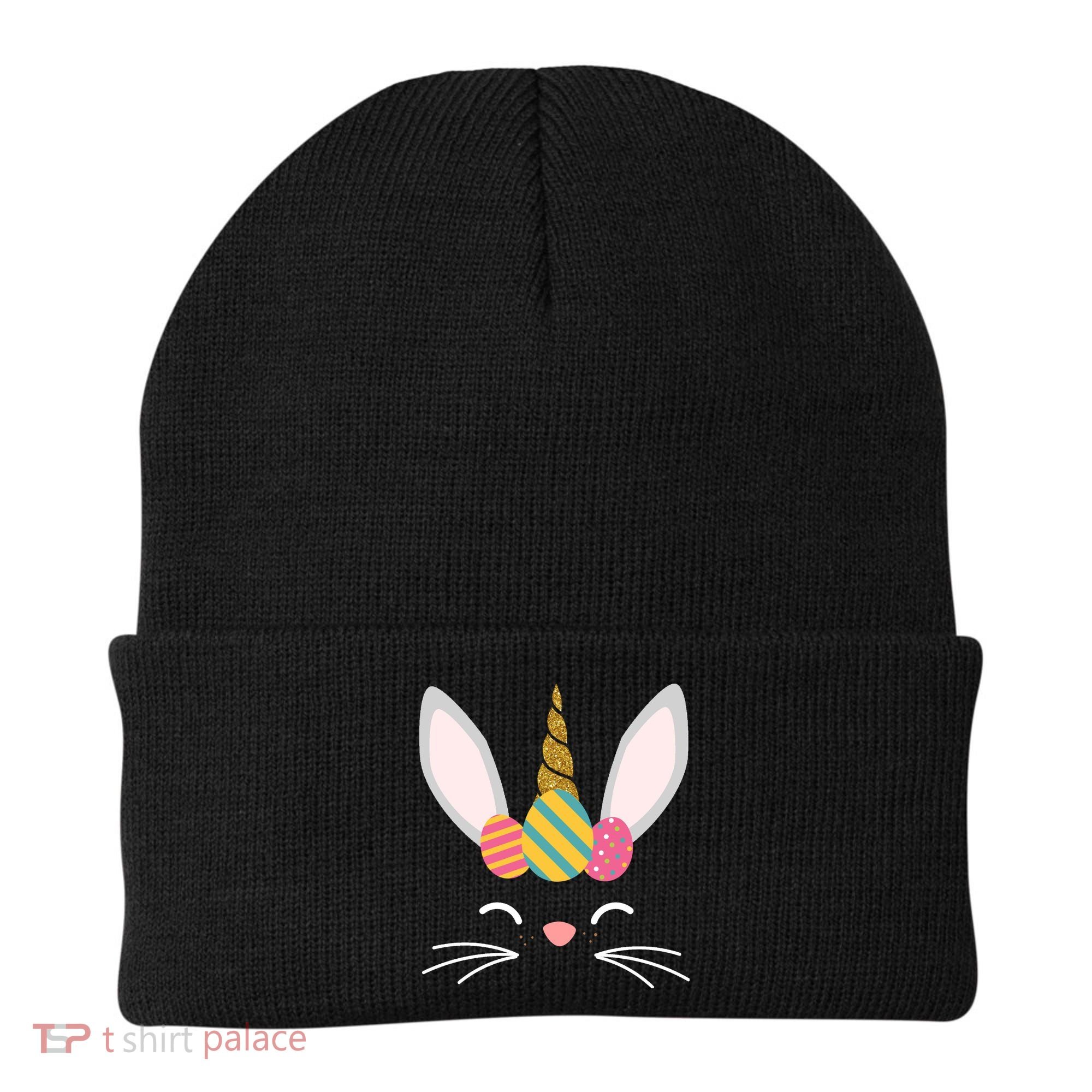 Easter Egg Bunny Unicorn Beanie