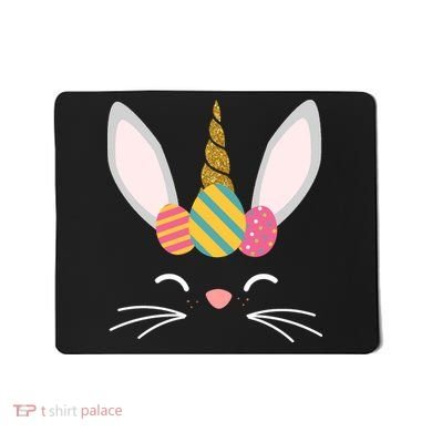 Easter Egg Bunny Unicorn Mousepad