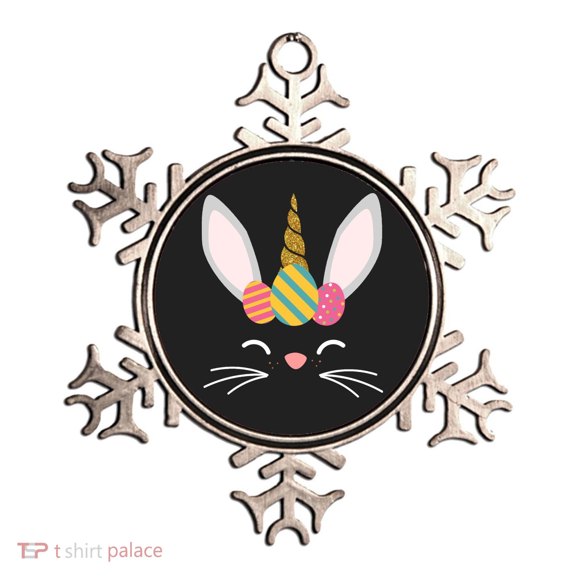 Easter Egg Bunny Unicorn Ornament