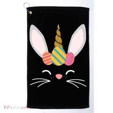 Easter Egg Bunny Unicorn Golf Towel