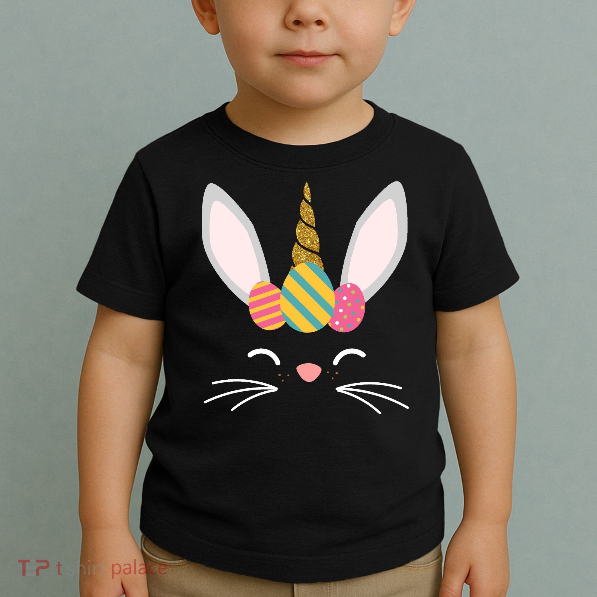 Easter Egg Bunny Unicorn Toddler T-Shirt