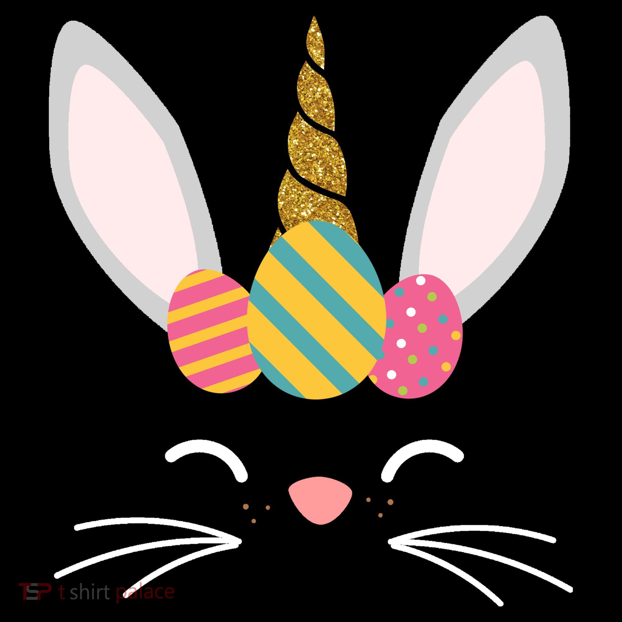 Easter Egg Bunny Unicorn Women's T-Shirt