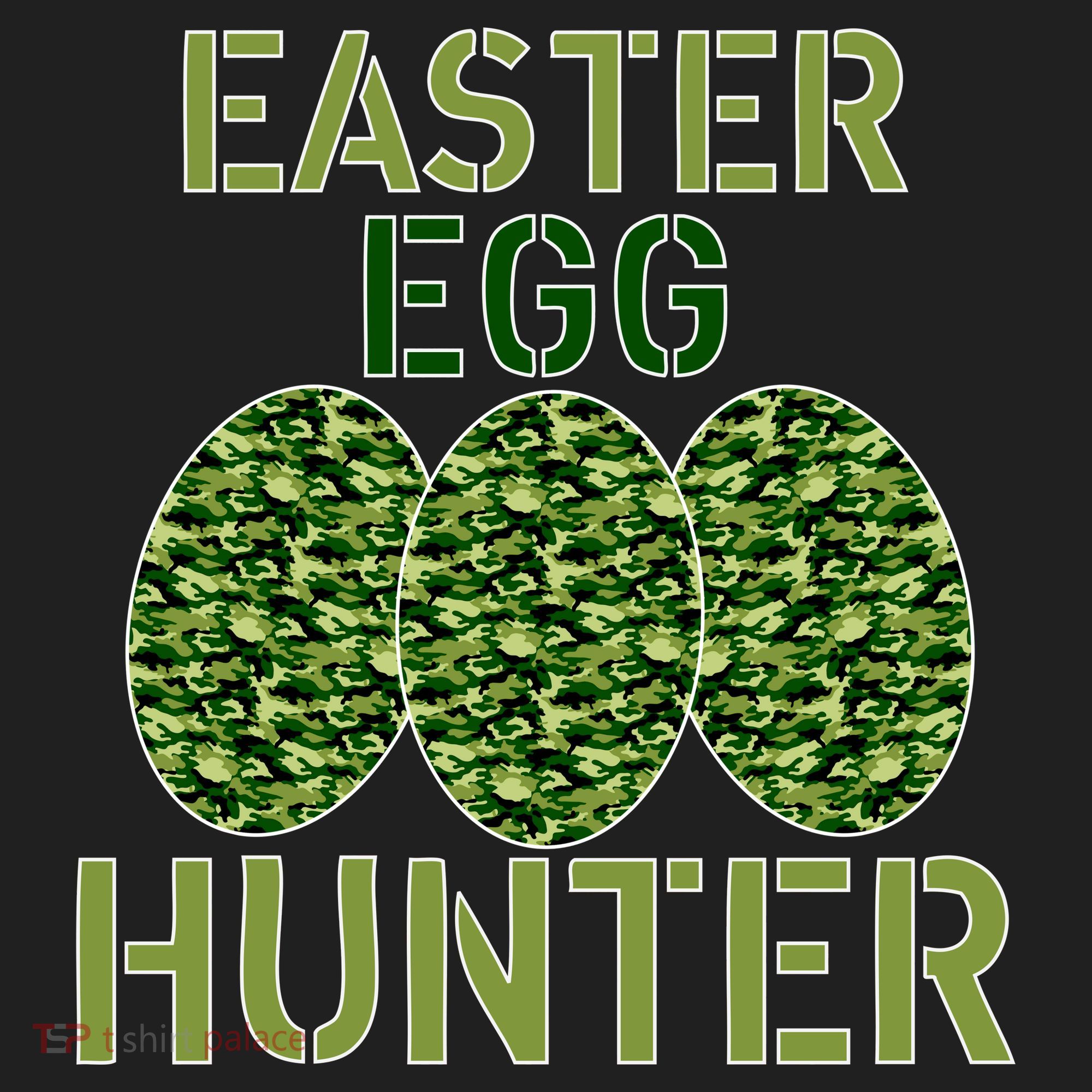 Easter Egg Hunter Camo Eggs Funny Egg Hunt Women's Sweatshirt
