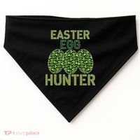 Easter Egg Hunter Camo Eggs Funny Egg Hunt USA-Made Doggie Bandana thumb 0