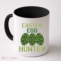 Easter Egg Hunter Camo Eggs Funny Egg Hunt Coffee Mug thumb 0