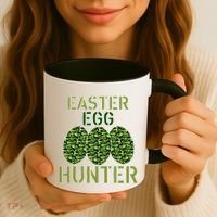 Easter Egg Hunter Camo Eggs Funny Egg Hunt Coffee Mug thumb 3