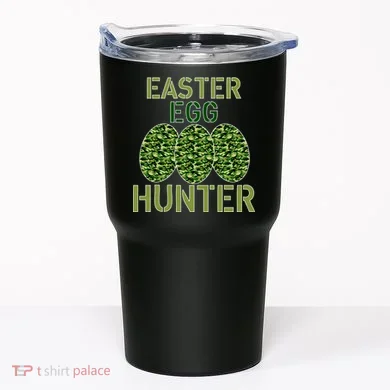Easter Egg Hunter Camo Eggs Funny Egg Hunt Tumbler