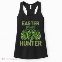 Easter Egg Hunter Camo Eggs Funny Egg Hunt Women's Tank Top thumb 0