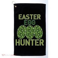 Easter Egg Hunter Camo Eggs Funny Egg Hunt Golf Towel thumb 0