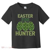 Easter Egg Hunter Camo Eggs Funny Egg Hunt Toddler T-Shirt thumb 0