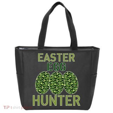 Easter Egg Hunter Camo Eggs Funny Egg Hunt Tote Bag