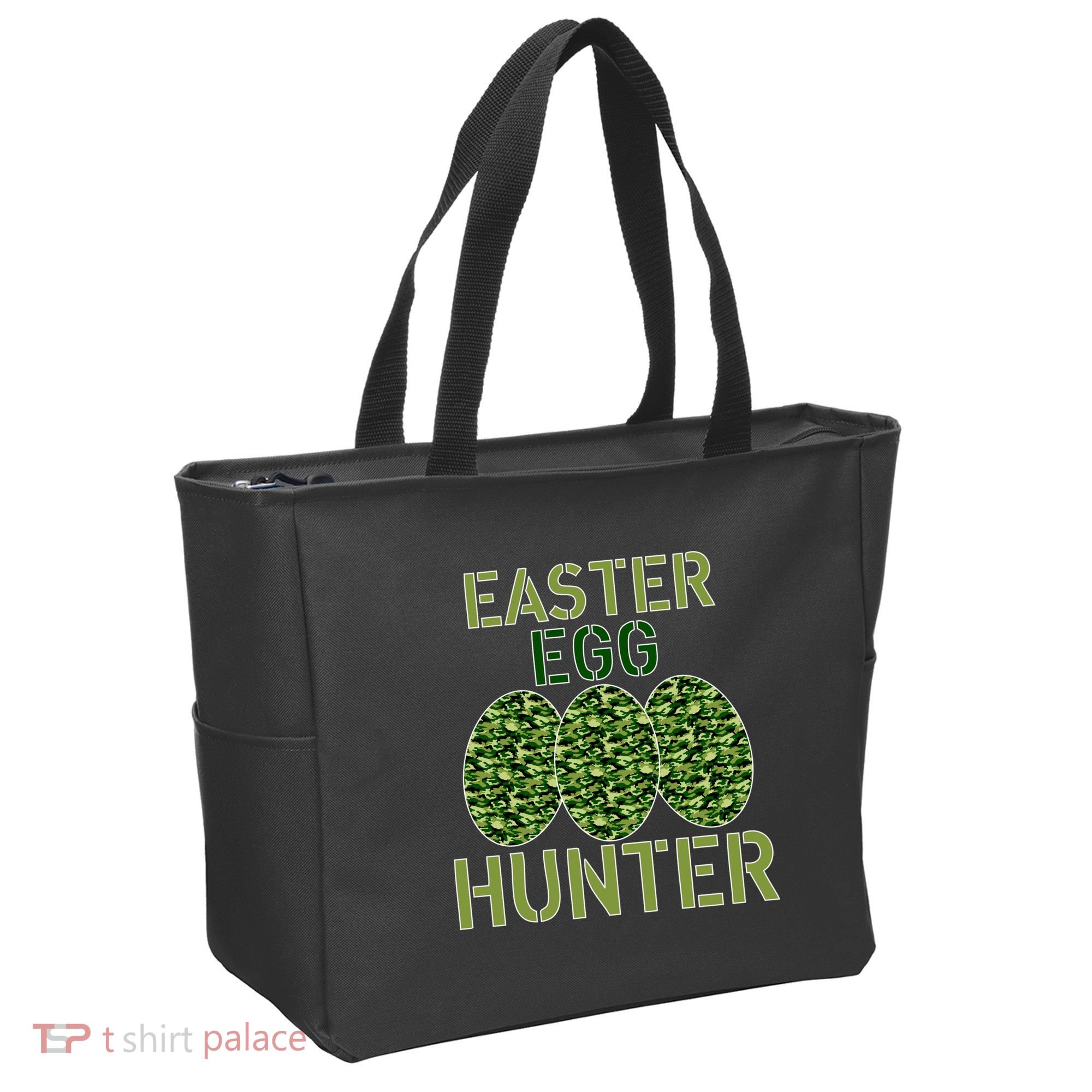 Easter Egg Hunter Camo Eggs Funny Egg Hunt Tote Bag
