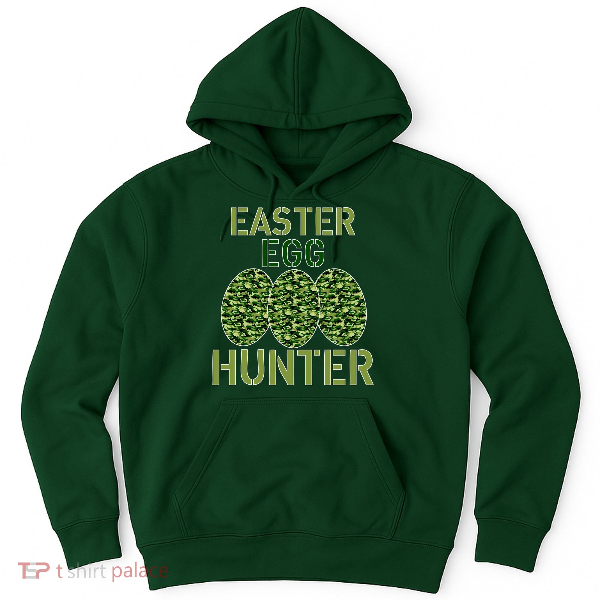 Easter Egg Hunter Camo Eggs Funny Egg Hunt Hoodie