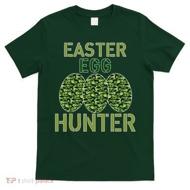 Easter Egg Hunter Camo Eggs Funny Egg Hunt T-Shirt