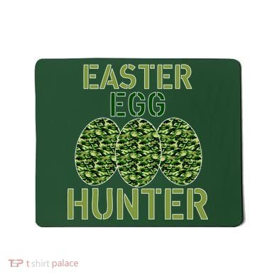 Easter Egg Hunter Camo Eggs Funny Egg Hunt Mousepad