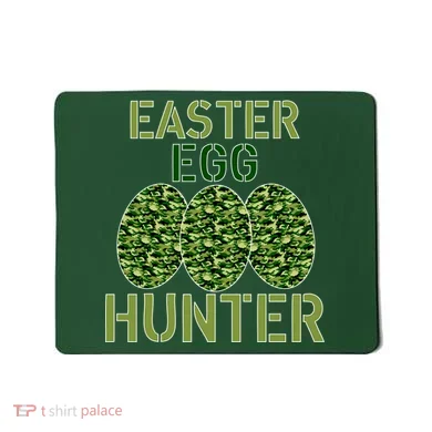 Easter Egg Hunter Camo Eggs Funny Egg Hunt Mousepad