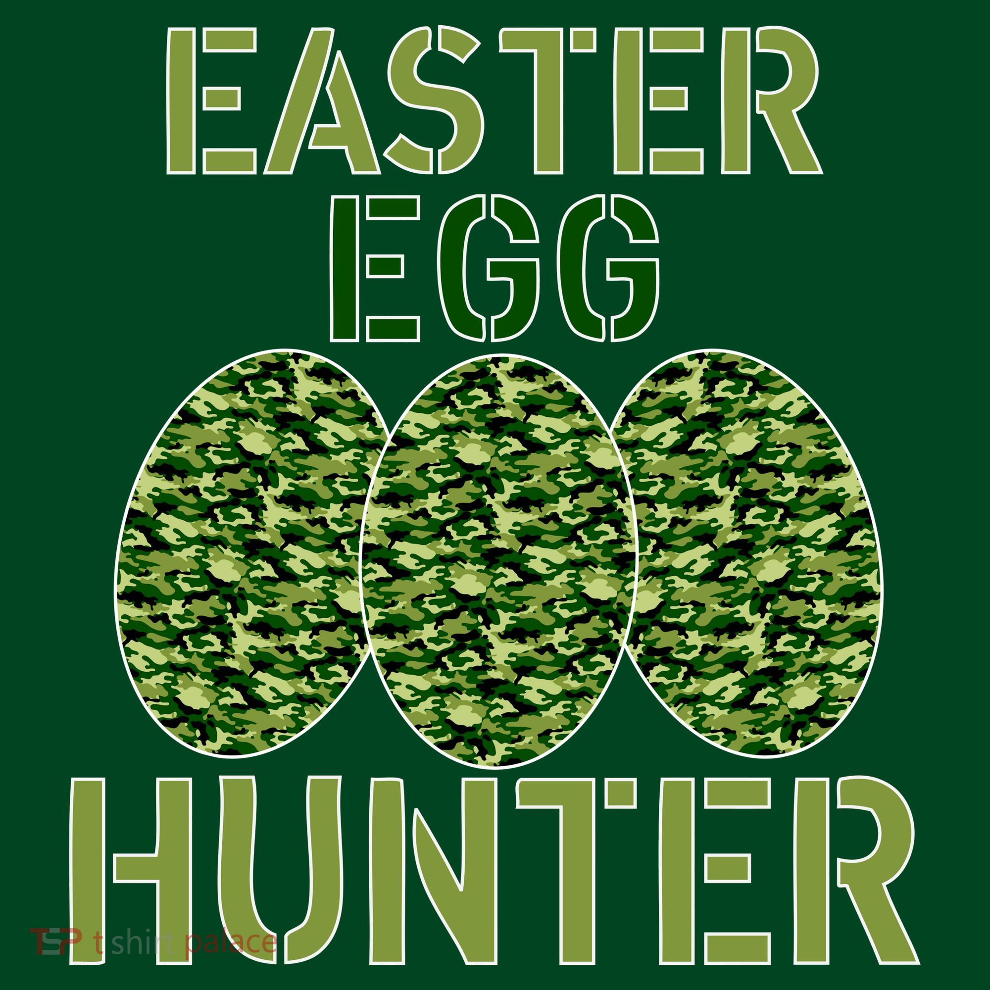 Easter Egg Hunter Camo Eggs Funny Egg Hunt Kids Hoodie