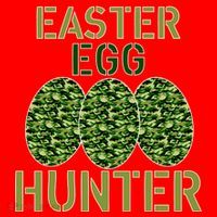 Easter Egg Hunter Camo Eggs Funny Egg Hunt Santa Hat thumb 1