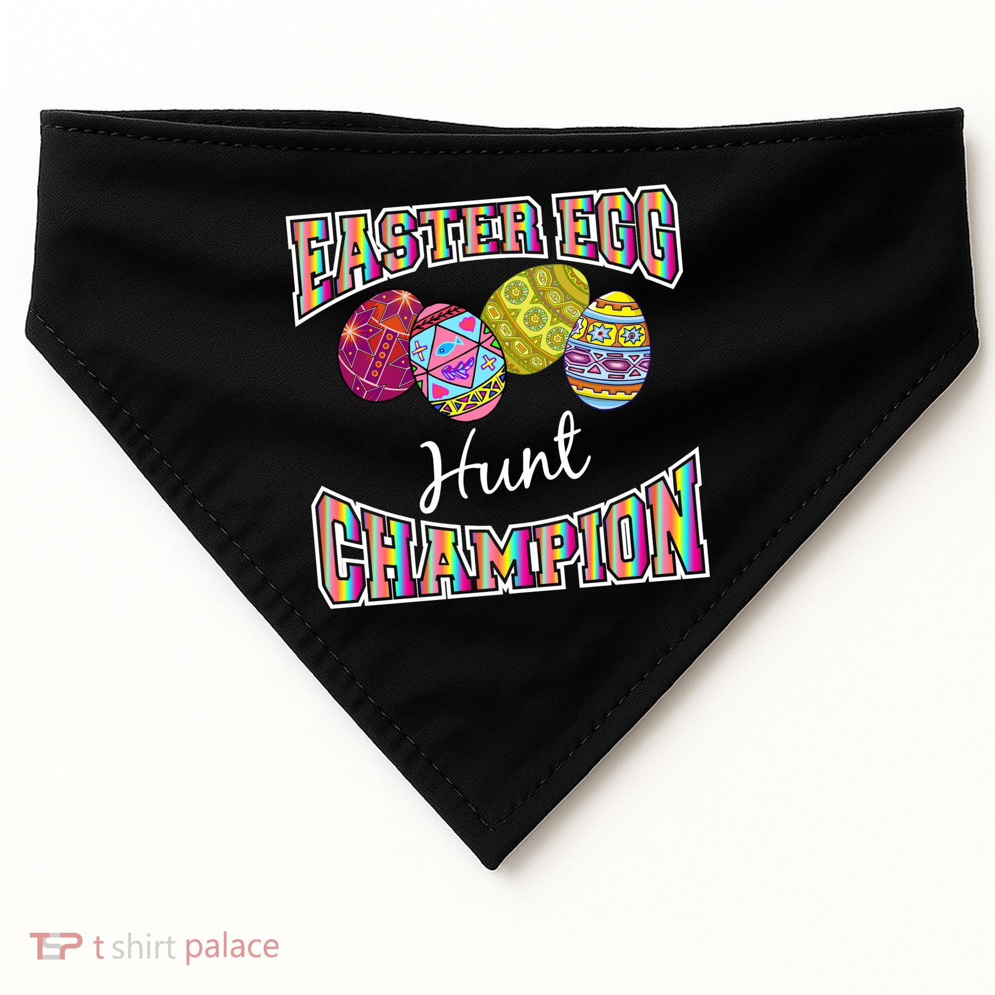 Easter Egg Hunting Champion USA-Made Doggie Bandana