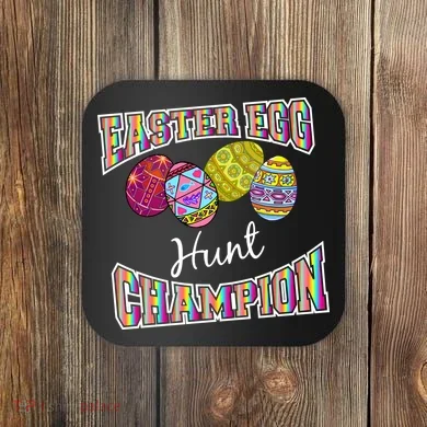 Easter Egg Hunting Champion Coaster