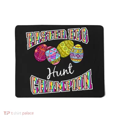 Easter Egg Hunting Champion Mousepad